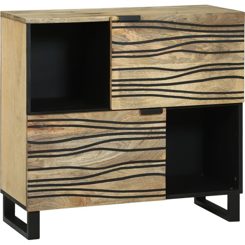 VidaXL stranski kabinet 80x33,5x75 cm trden les mango Slike