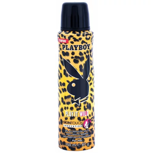 Playboy Play It Wild For Her deodorant v spreju brez aluminija 150 ml za ženske