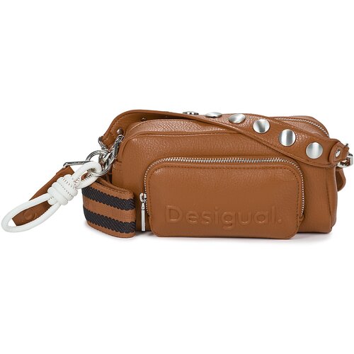 Desigual BAG HALF LOGO FW24 PRADES CONT Smeđa Slike