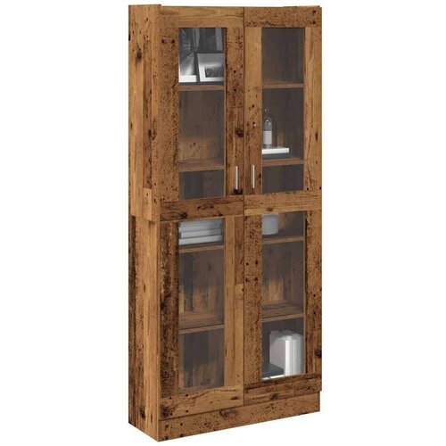 VidaXL Visoka ploča staro drvo 82,5x30,5x185 cm konstruirano drvo Slike