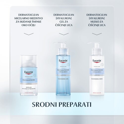 Eucerin DermatoClean micelarna voda za či&amp;scaron;ćenje 3 u 1 400 ml Slike