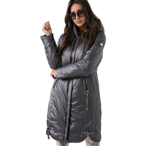 Pri Long elegant women&amp;#039;s winter coat insulated delicate sheen REGINA Slike