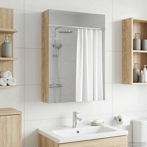  Kupaonski ormar s ogledalom Sonoma hrast 40 x 10,5 x 60,5 cm Cijene