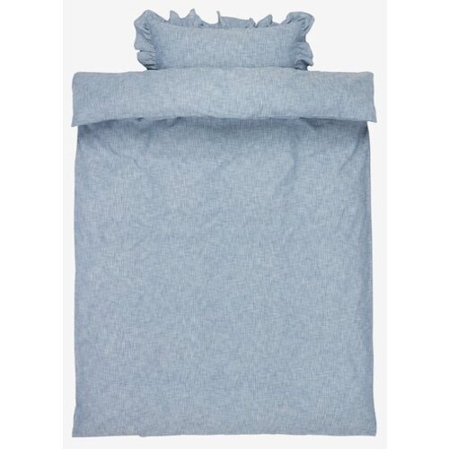  Set posteljine Nia bojeno predivo 140x200 plava ( 7396780 ) Cene