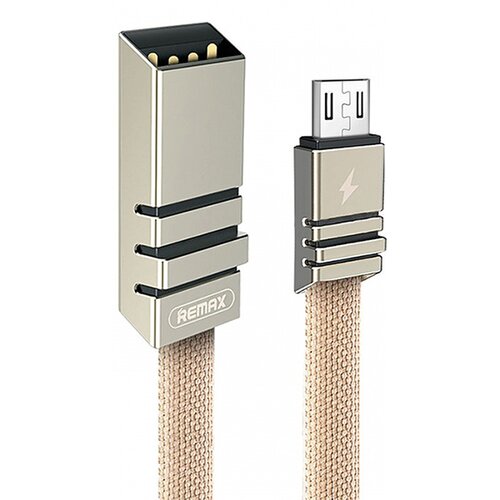 Remax Data kabl Weave RC-081m micro USB braon 1m Cene