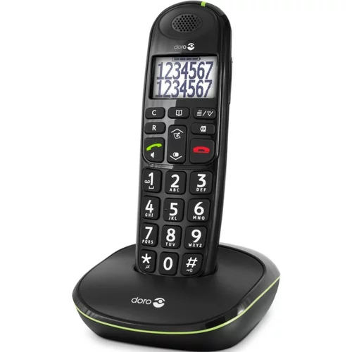 Doro Fiksni telefon Phone Easy 110 1 Black Wireless, (20575939)