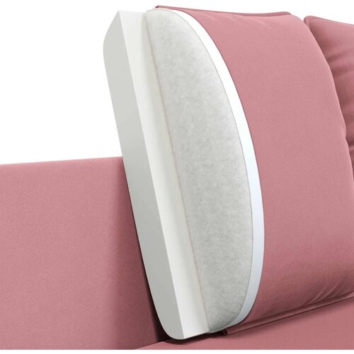 SOFA za dvije osobe 2-sjedalo Ružičasta 188 x 81 x 89 cm Bar&amp;scaron;un - Ružičasta 145 cm Slike