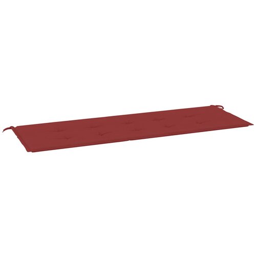 vidaXL Blazina za vrtno klop vinsko rdeča 150x50x4 cm oxford tkanina, (20656597) Cene