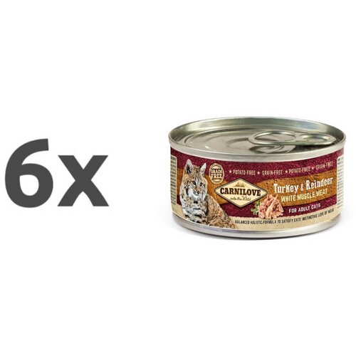 Carnilove cat wmm adult - puran &amp;amp; jelen, 100g 6 x 100 g Slike