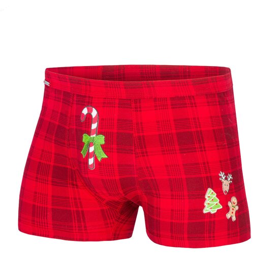 Cornette Candy Cane 017/42 Merry Christmas Red Boxers Slike