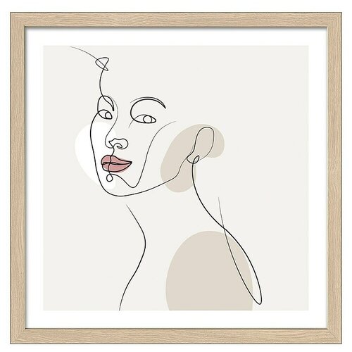 ProArt Slika Slim Scandic (Line Art Faces II, &Scaron; x V: 33 x 33 cm) Cene
