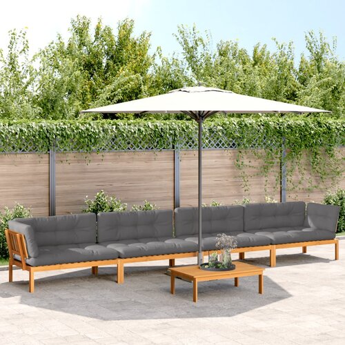 vidaXL 5-dijelna set vrtnih sofa od paleta s jastucima od drva bagrema Cene
