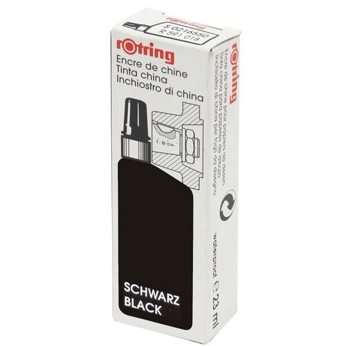 Rotring Tuš za Isograph, črn, 23ml Cene