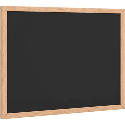vidaXL Kredna tabla z okvirjem iz masivnega borovega lesa črna 40x30cm, (22067502) Cene