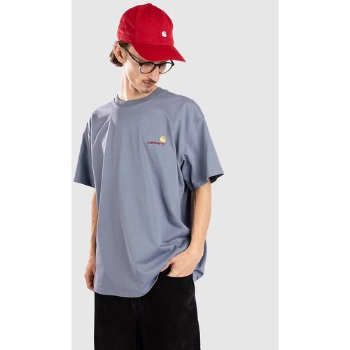 Carhartt WIP American Script T-shirt shady blue Cene