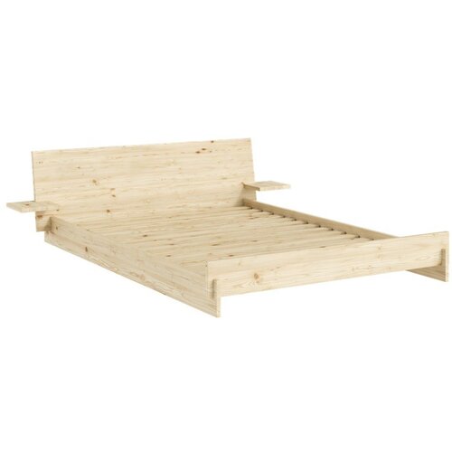 Karup Bračni krevet od masivnog bora s podnicom 180x200 cm u svijetloj prirodnoj boji Latch &amp;ndash; Slike