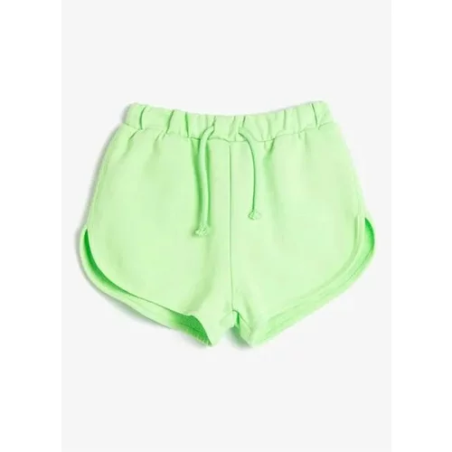 Koton Tied Waist Normal Green Girl Shorts 3skg40058ak