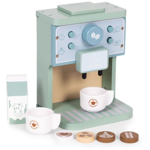 ECO TOYS Drveni aparat za kavu Barista, 8 dijelova Cijene