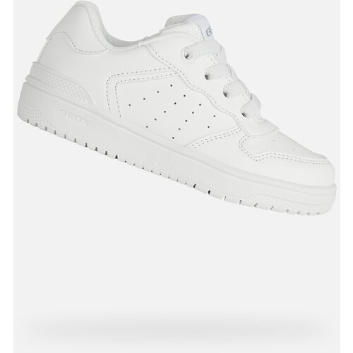 Geox White Girls Washiba Sneakers - Girls Cene