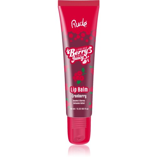 Rude Cosmetics Berry Juicy vlažilni balzam za ustnice odtenek Cranberry 10 ml Slike
