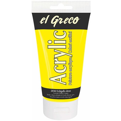  akrilna boja el greco 150 ml genuine yellow citron Cene