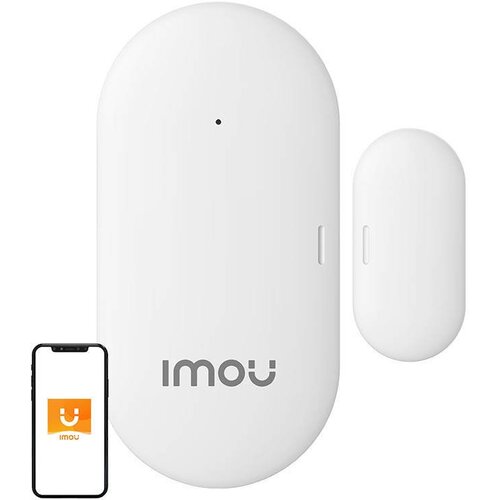 Imou smart door window sensor ZD1, wireless frequency 433MHz, motion distance 25-45mm, powered by 1x CR123A battery with up to 3 years battery life Slike