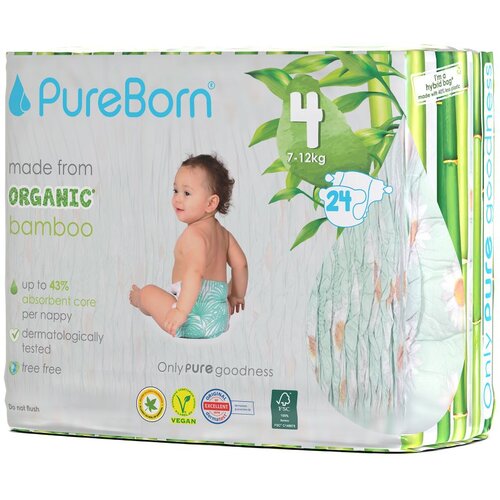 PURE BORN pelene - 2 (s, 3-6 kg) 32kom, bela rada Slike