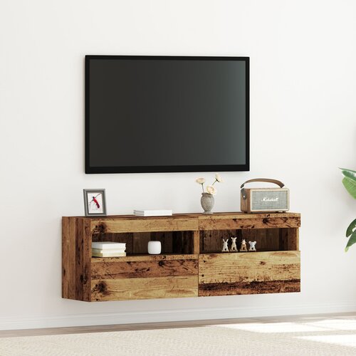 vidaXL Kabinet za TV na steni Stari les Les Srednje Entertainment Centre Cene