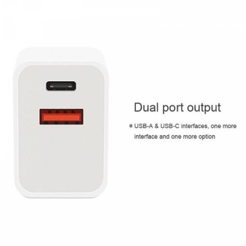 Nillkin hi&amp;scaron;ni polnilec, adapter, 220 v, usb-c in usb 3.0 qc, 18 w, za iphone Slike