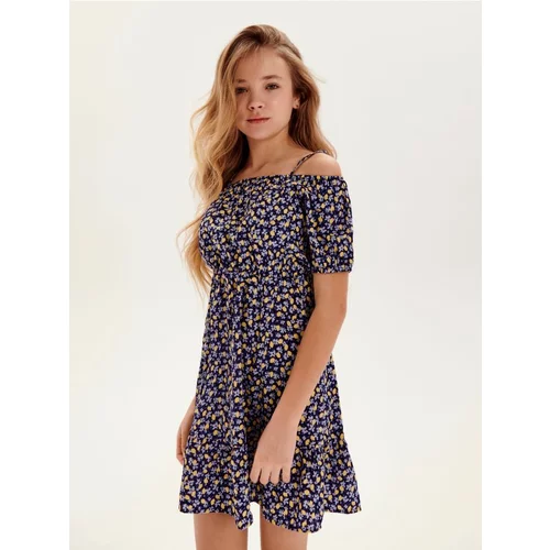 Sinsay haljina s cvjetnim uzorkom za djevojčice  4637Z-MLC