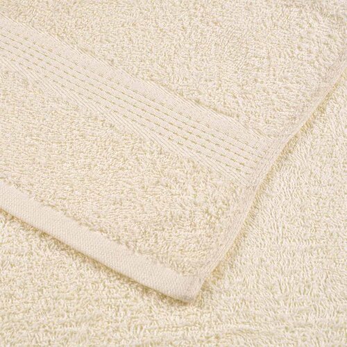  Ručnici za kupanje FROGN 2 kom. Krem 100x150 cm 360 g/m&amp;sup2; Slike