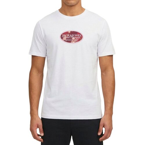 Jack &amp;amp; Jones Mu&amp;scaron;ka majica kratkih rukava Jornantucket Branding Tee Ss Cn Fst, Bela Slike