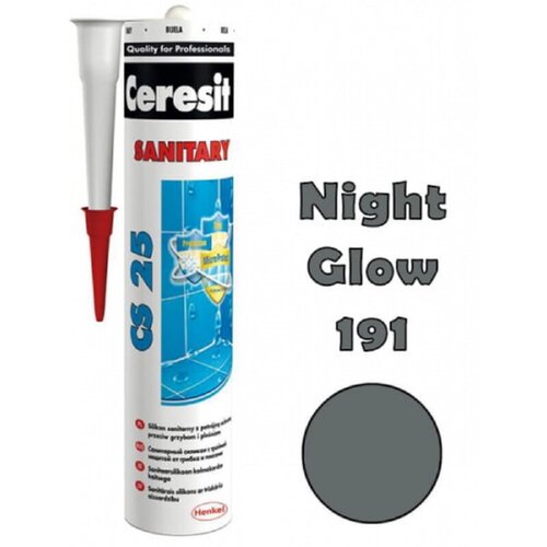 Ceresit sanitarni silikon (Boja: Night Glow, 280 ml) Slike