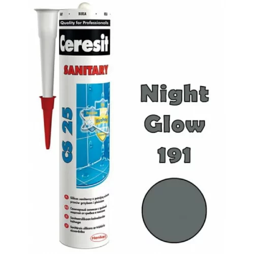 Ceresit Sanitarni silikon CS 25 (280 ml, Night glow)
