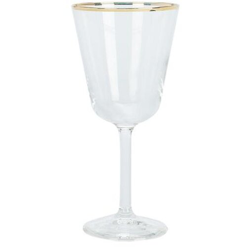 Čaše ZA VINO 280ML SET 6/1 SA ZLATNIM RUBOM Cijene