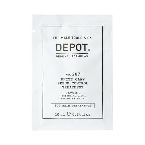 Depot No.207 Tretma za nadzor sebuma z belo glino - 10 ml Slike