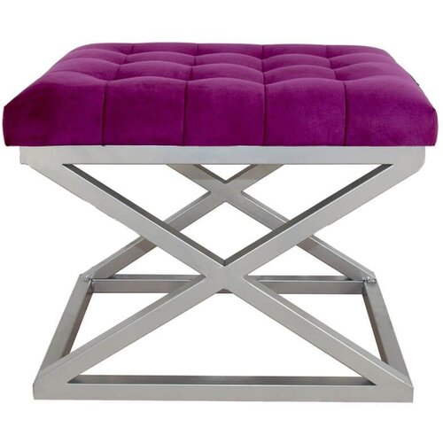Atelier Del Sofa Capraz - Silver, Fuchsia SilverFuchsia Pouffe Cijene