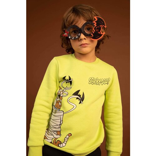 Defacto Regular Fit Scooby Doo Licensed Crew Neck Sweatshirt Slike