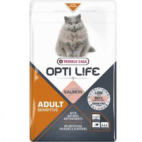 Versele-laga Opti Life Cat Adult Sensitive Salmon Slike