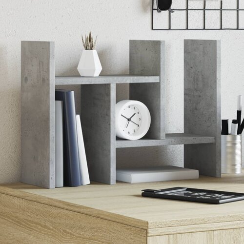vidaXL Organizator za stol boje betona 34,5 x 15,5 x 35,5 cm drveni Cijene