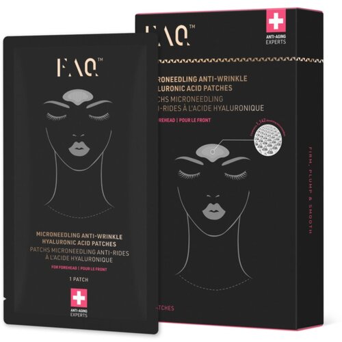 Foreo FAQ&amp;trade; Microneedling Anti-Wrinkle obliži za čelo proti gubam s hialuronsko kislino 3 kos Slike