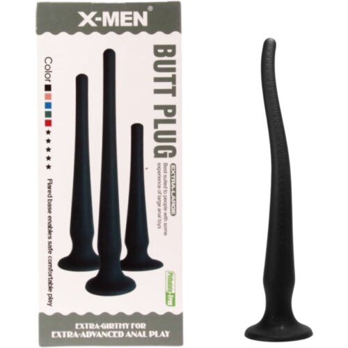 X-Men Analni Čep Extra-girthy Medium Black Cene