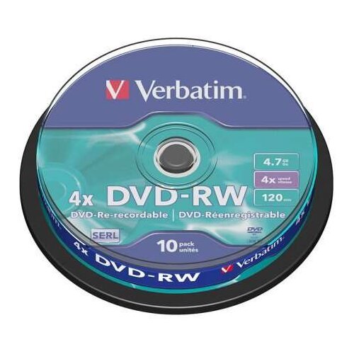 Verbatim DVD-RW spindle 1/10 Slike
