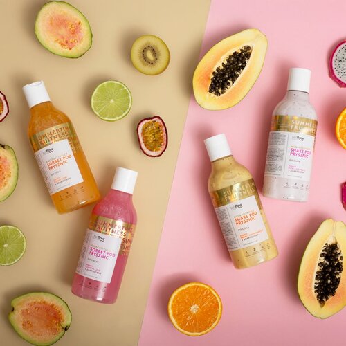 SoFlow Smoothing Shower Shake gel za tu&amp;scaron;iranje za sve tipove kože Pithaja &amp;amp; Pomegranate 400 ml Slike