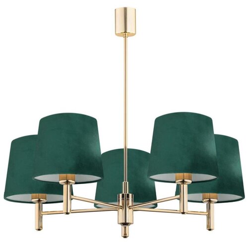  Argon 2145 - Luster na štapu PONTE 5xE27/15W/230V zelena/mesing Cene
