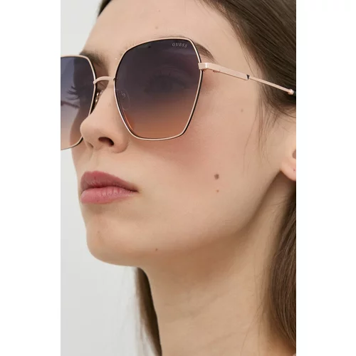 Guess Sunčane naočale za žene, boja: zlatna