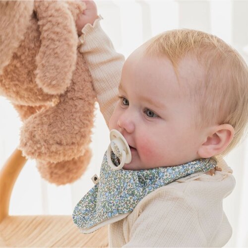 Bibs x Liberty De Lux One Size duda Ivory/ Baby Blue 2 kos Slike