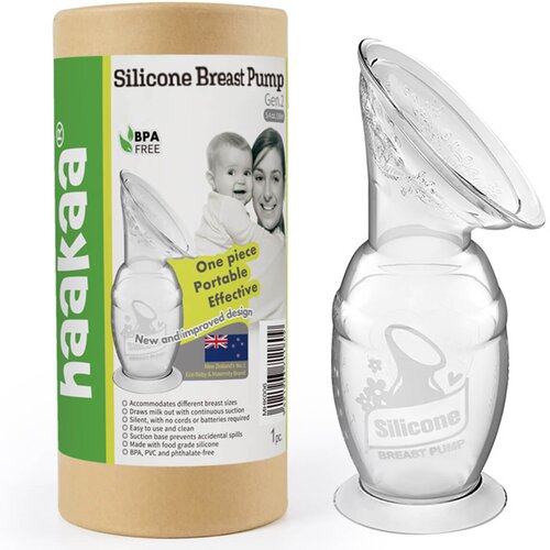 Haakaa ročna črpalka silikonska 2. gen 150 ml Slike