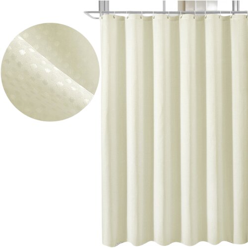INF Vodoodporna tuš zavesa za kopalnico Beige M, (21778398) Cene