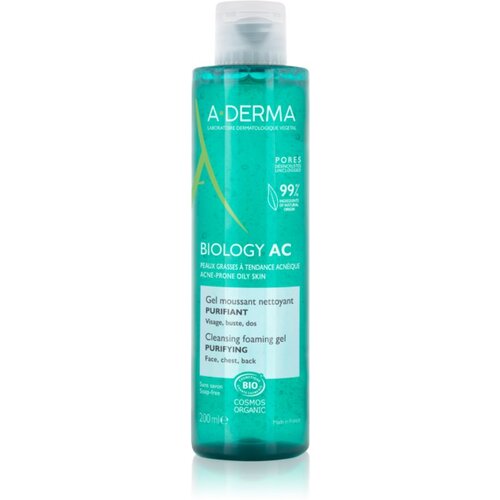 A-derma Biology čistilni gel za mastno in mešano kožo 200 ml Cene